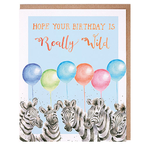 Really Wild Card (Zebras) - Click Image to Close