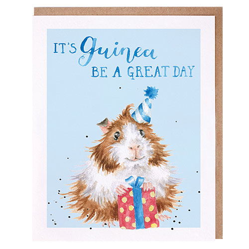 Guinea Be A Great Day Card (Guinea Pig) - Click Image to Close