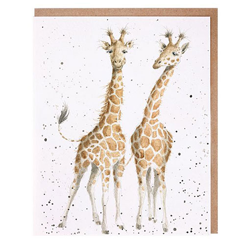 Lofty Card (Giraffes) - Click Image to Close