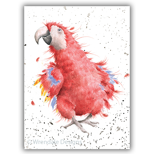 Parrot On Parade Card - Click Image to Close