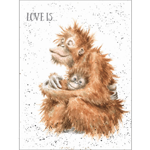 Love Is Card (Orangutan) - Click Image to Close