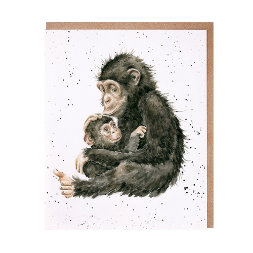Just The Two Of Us Card (Chimps) - Click Image to Close