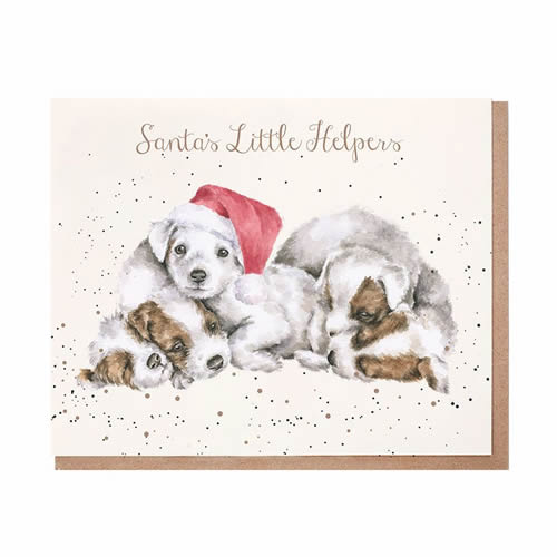 Santa's Little Helpers Card (Dog) - Click Image to Close