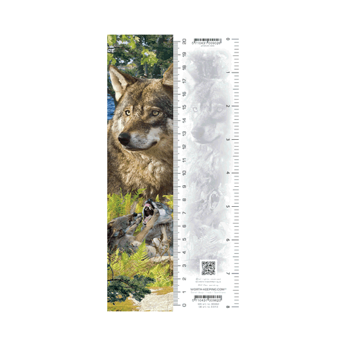 Wolf Bookmark - Click Image to Close