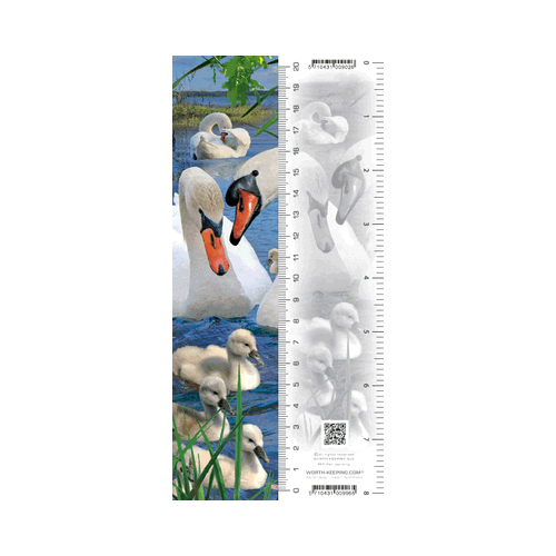Swan Bookmark - Click Image to Close