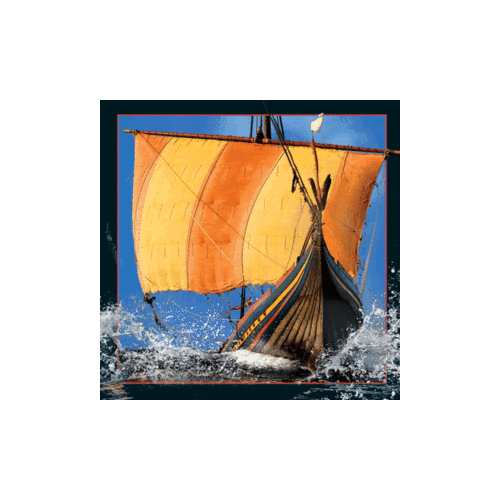 Viking Ship Magnet (Havhingsten) - Click Image to Close