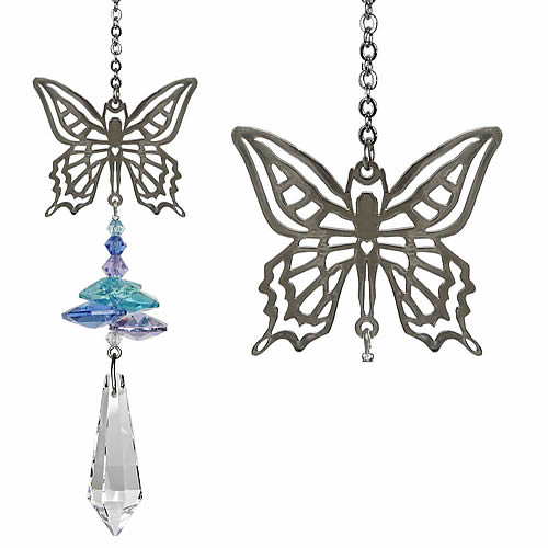 Butterfly Crystal Fantasy Suncatcher - Click Image to Close
