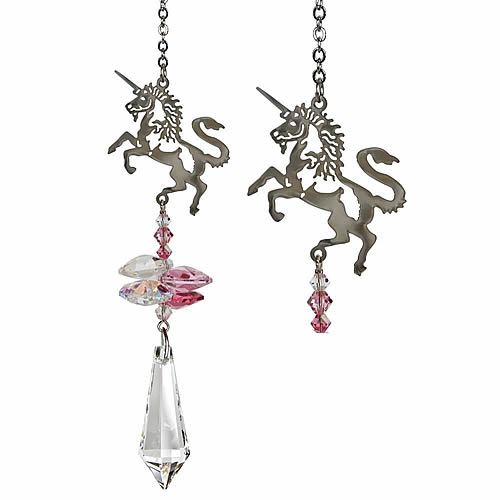 Unicorn Crystal Fantasy Suncatcher - Click Image to Close