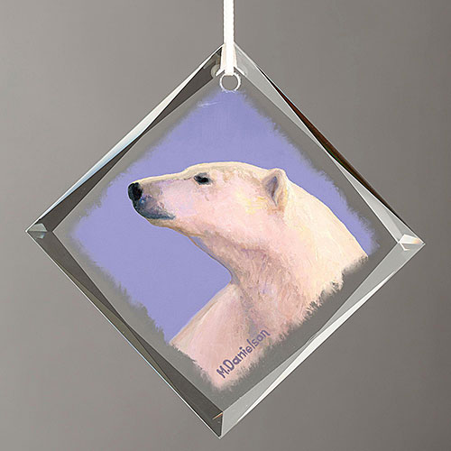 Catching Some Rays (Polar Bear) Ornament - Click Image to Close