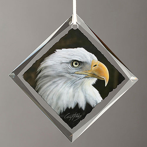 All He Surveys (Bald Eagle) Ornament - Click Image to Close