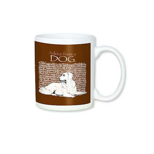 Advice From A Dog Mug - Click Image to Close