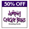 Jumping Cracker Beans Greeting Cards