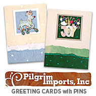 Pilgrim Imports Cards with Pins
