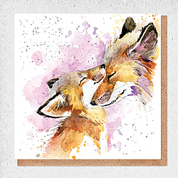 Foxes Card