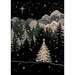 Mountain Tree Card