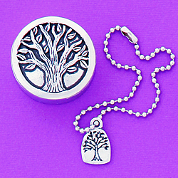 Tree Pewter Charm Box