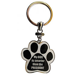 My Dog Is Smarter Paw Key Chain