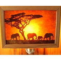 Elephants Night Light