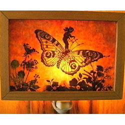 Fairy On Butterfly Night Light