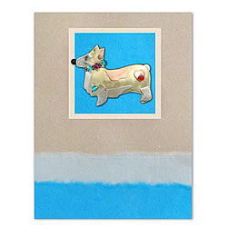 Duchess The Corgi Card with Pin