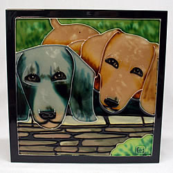 Dachshunds Tile