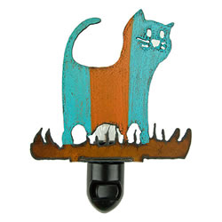 Painted Cat Night Light